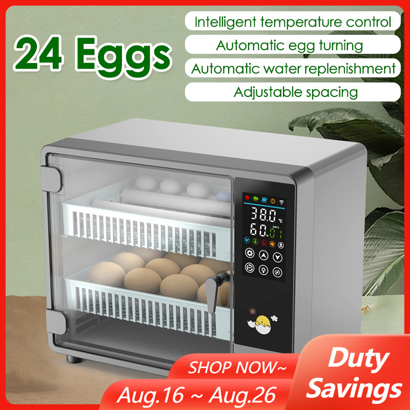 Quail Egg Incubator - Inkubator Telur Otomatis 24 Butir dengan