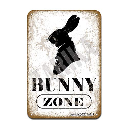 Farming Zone - Bunny Zone Iron Retro Look Dekorasi