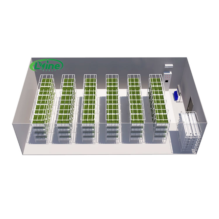 Hydroponic Farming Agriculture - Rak Hidroponik Vertikal Sistem NFT untuk