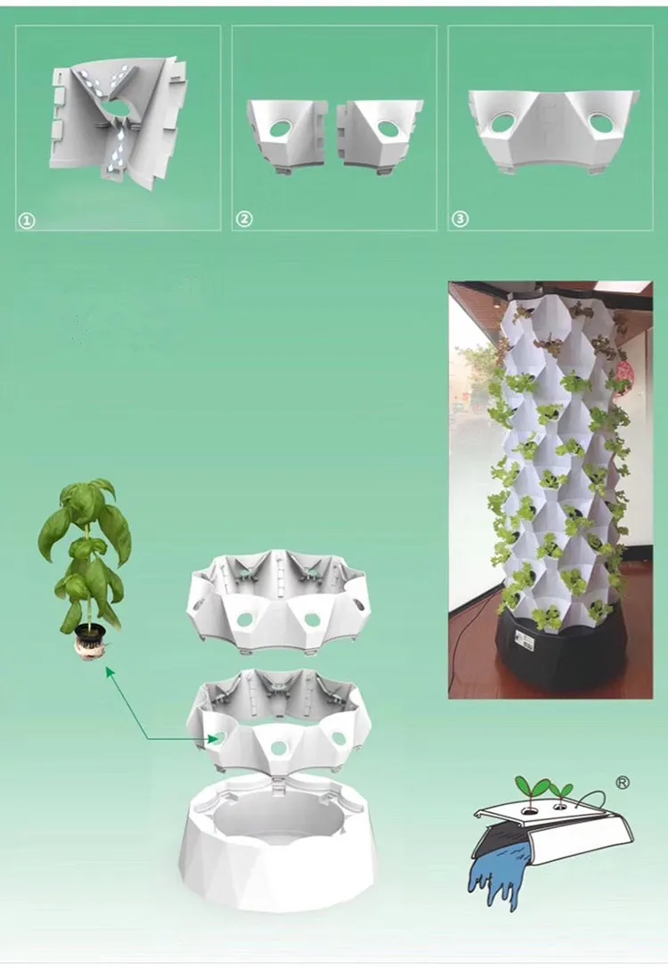 Rumah Kaca Pertanian Sistem Pe - Hydroponic Farming Agriculture ulasan dan harga